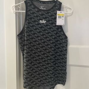 Nike Dri-Fit Tee, Black and Grey, Small